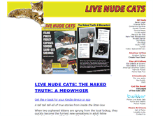 Tablet Screenshot of livenudecats.com